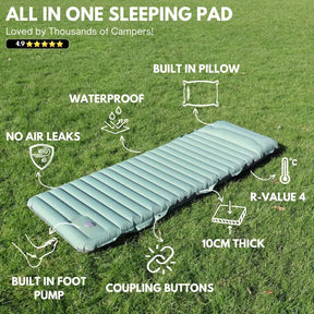 GreenCloud Air Sleeping Pad with Built-In Pump™