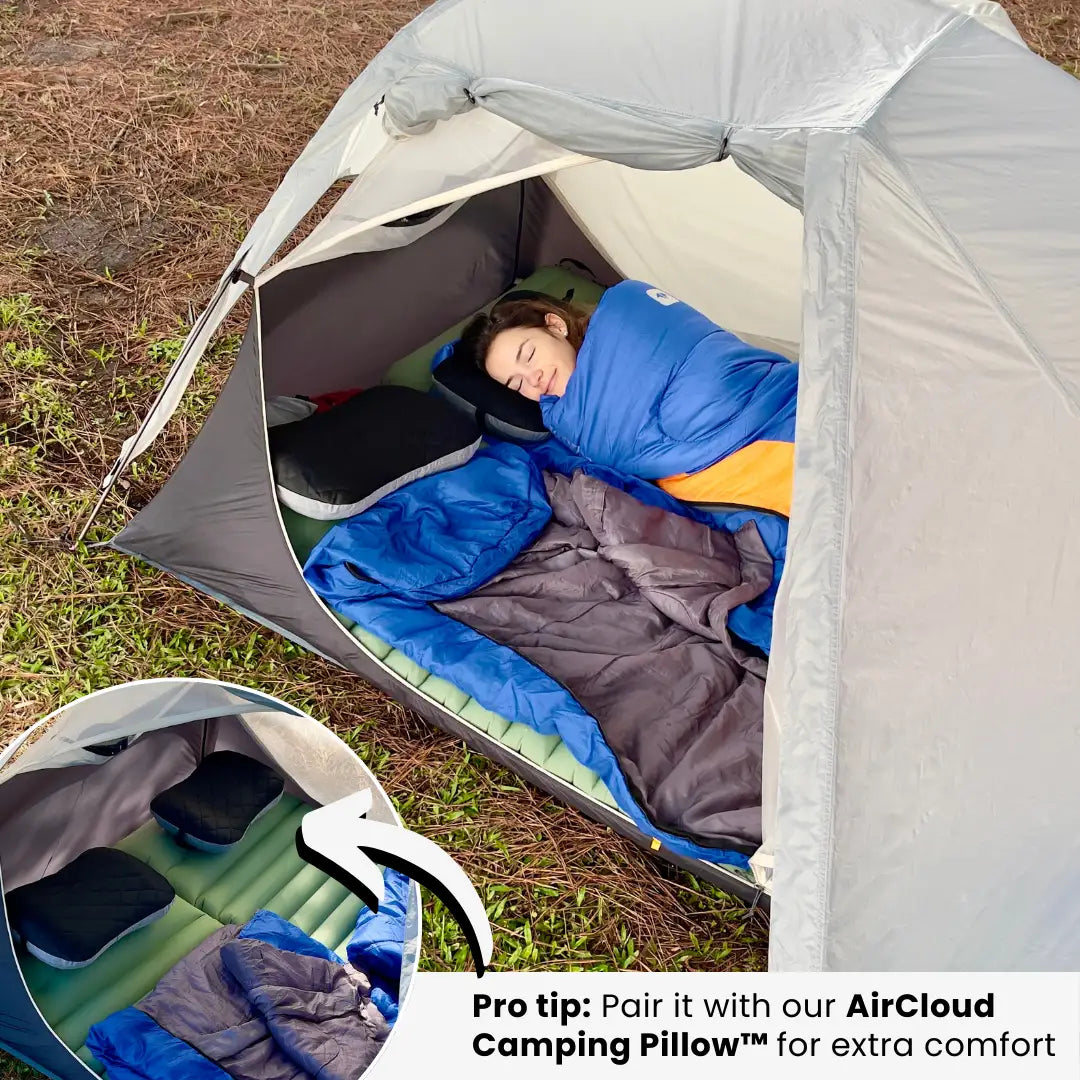 GreenCloud Air Sleeping Pad with Built-In Pump™