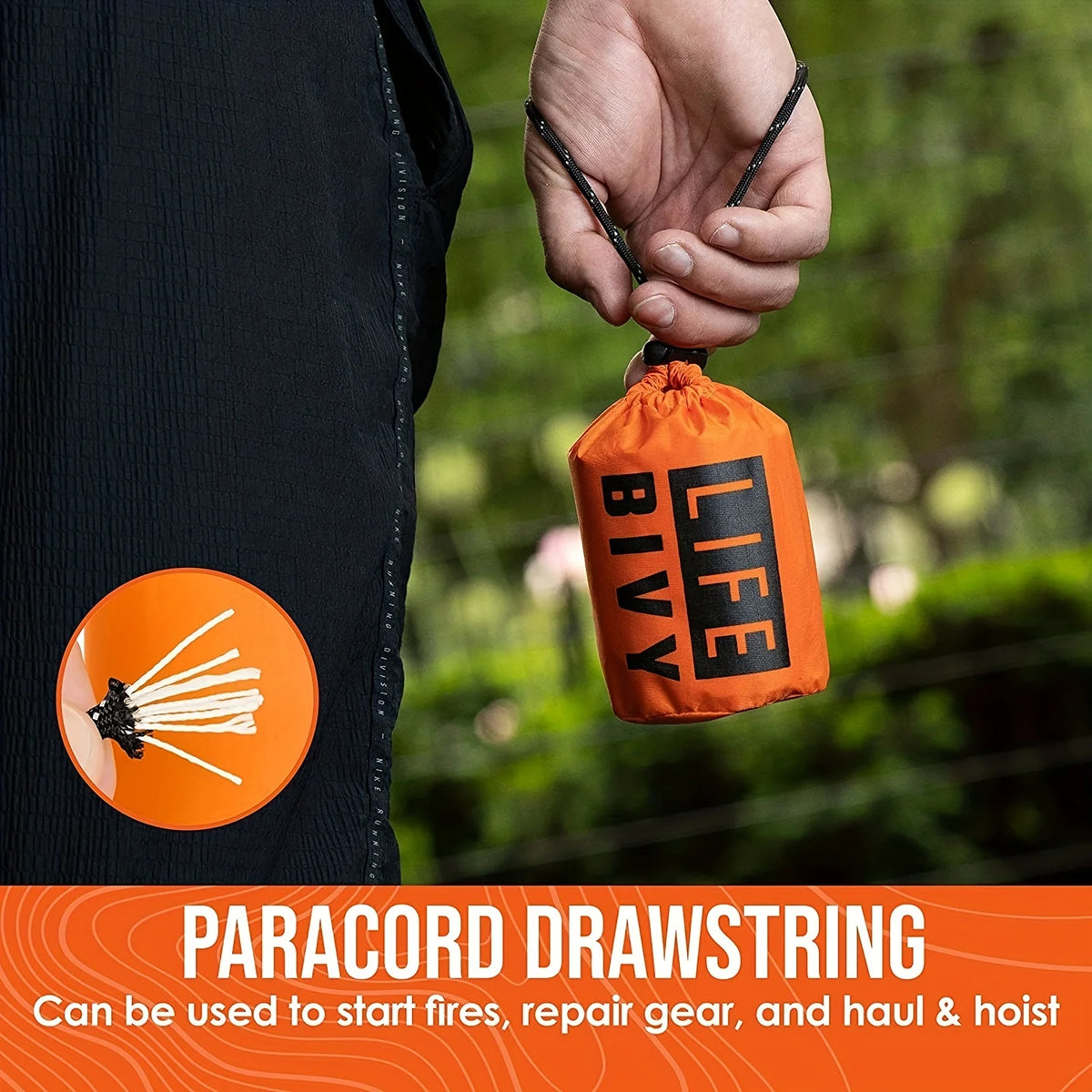 Waterproof Emergency Survival Sleeping Bag for Camping, Hiking, and First Aid