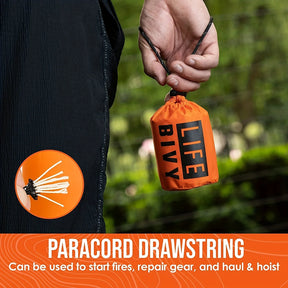 Waterproof Emergency Survival Sleeping Bag for Camping, Hiking, and First Aid