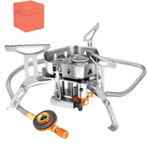 Foldable Portable Outdoor Three-Head Gas Stove Burner